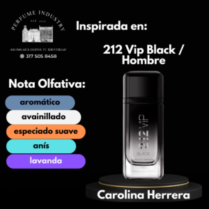 CONTRATIPO: ( 212 VIP Black / HOMBRE COD1004 )