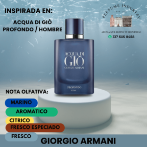 CONTRATIPO: ( Acqua Di Giò  Profondo / Hombre COD1008 )