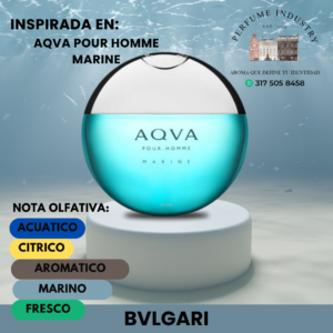 CONTRATIPO: ( Aqva Marine Bvlgari / Hombre COD1007 )