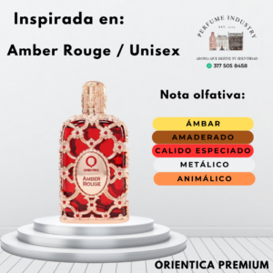 CONTRATIPO: ( Amber Rouge Orientica / Unisex COD10056 )