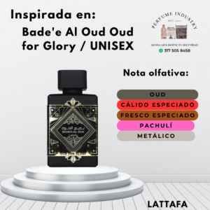 CONTRATIPO: (  Bade'e Al Oud Oud for Glory Lattafa / Unisex COD10030 )