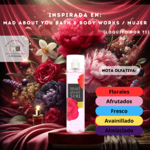CONTRATIPO: ( Loco por ti Bath & Body Works / Mujer COD2029)